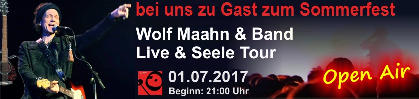 Wolf Maahn & Band Live & Seele Tour in Elsterwerda
